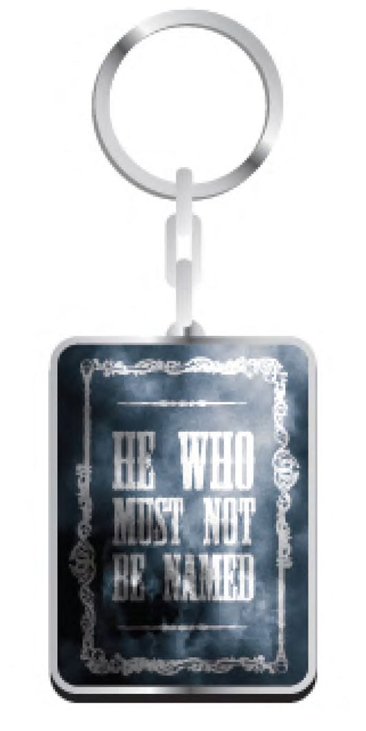 Harry Potter - Metall-Schlüsselanhänger - He who must not be named
