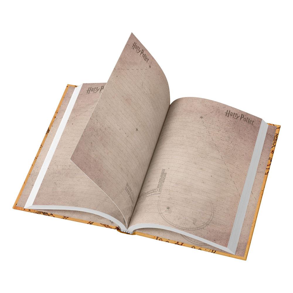 Harry Potter - Notizbuch mit Leuchtfunktion - Karte des Rumtreibers