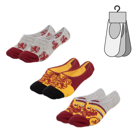 Harry Potter - Söckchen 3er-Set - Gryffindor