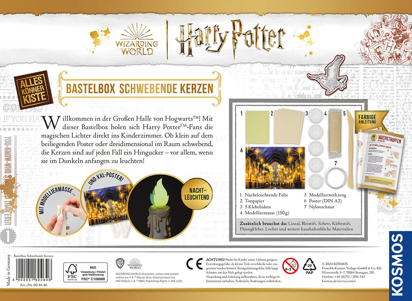 Harry Potter - Bastelbox Schwebende Kerzen