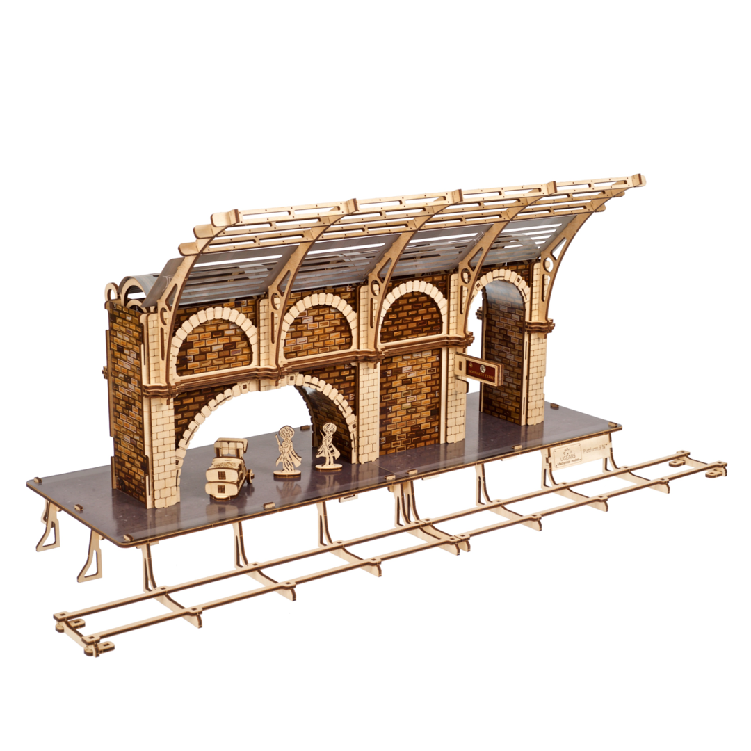 Harry Potter- UGEARS Modellbausatz - Bahnsteig 9 ¾