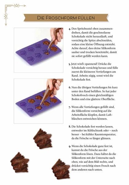 Harry Potter - Schokofrosch - Pralinen-Form inkl. Sammelkarten