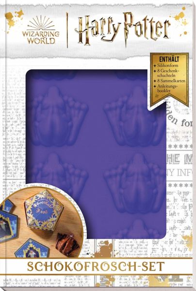 Harry Potter - Schokofrosch - Pralinen-Form inkl. Sammelkarten