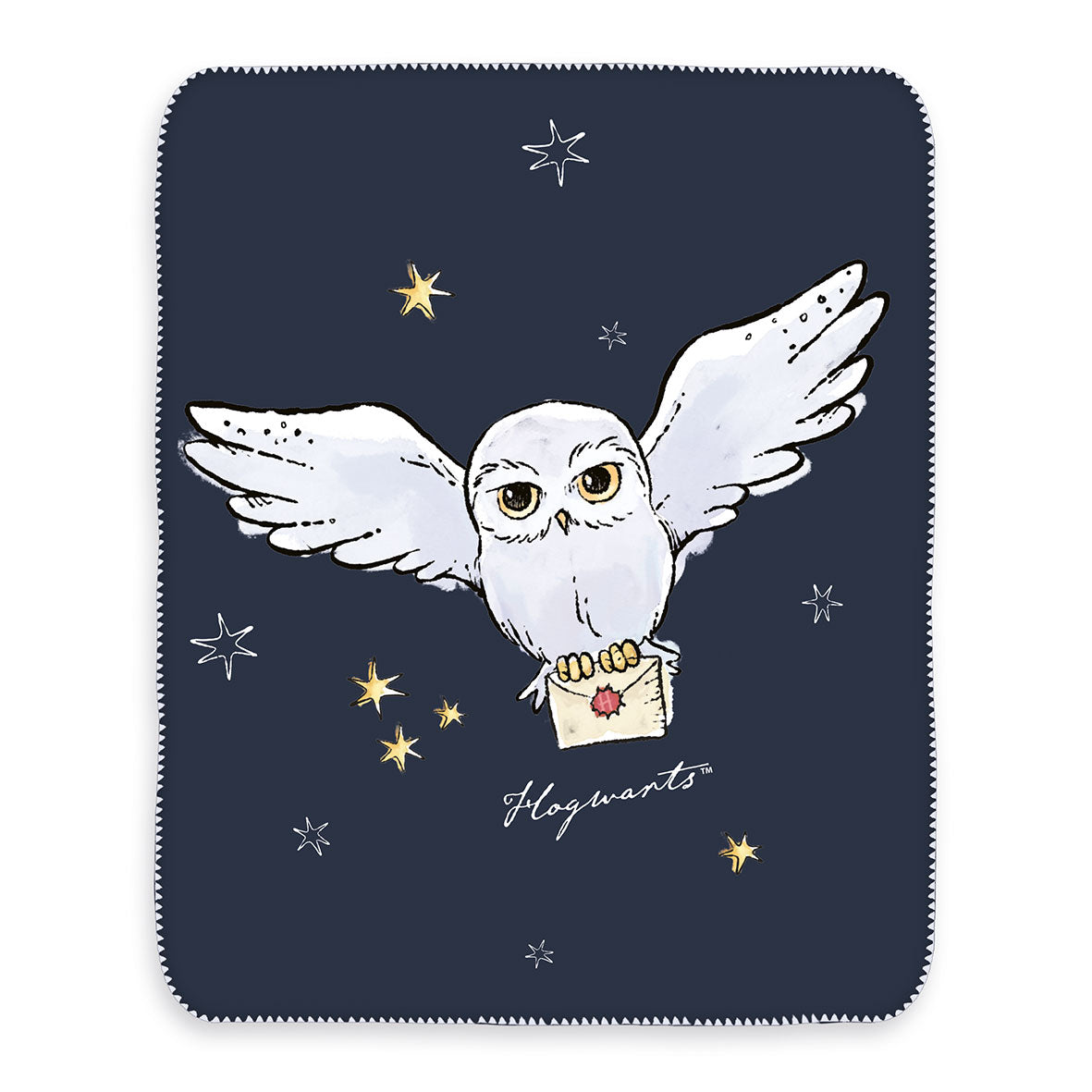Harry Potter - Super Soft Velvet Decke - Hedwig