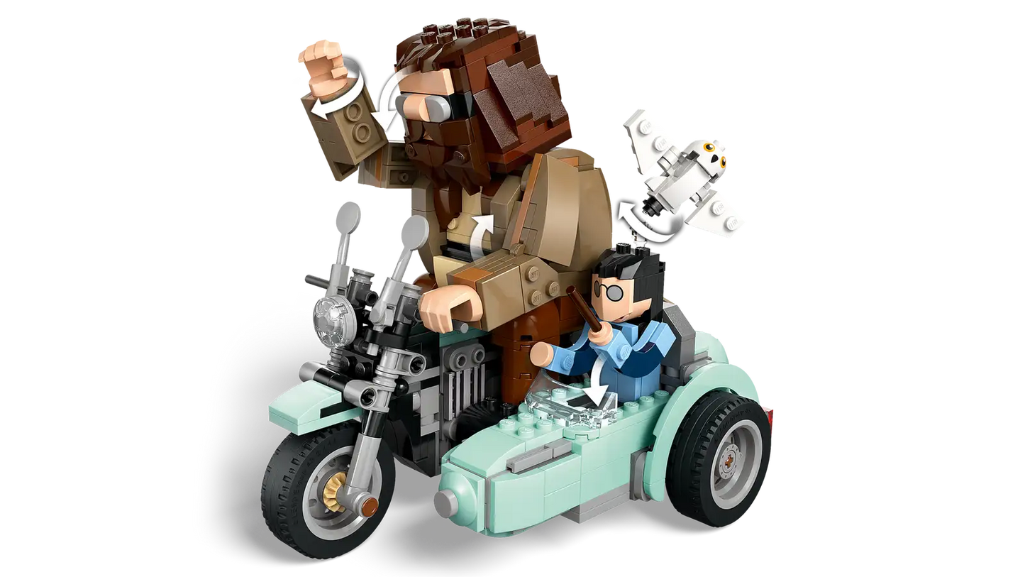 Harry Potter - LEGO® - Hagrids und Harrys Motorradtour (76443)