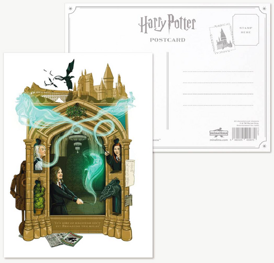 Harry Potter - Postkarte - 'IT'S SORT OF EXCITING ISN'T IT? BREAKING THE RULES'