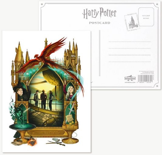 Harry Potter - Postkarte - 'I NEVER REALISED HOW BEAUTIFUL THIS PLACE WAS'