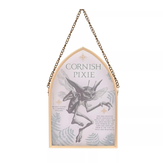 Harry Potter - Herbologie Glasplakette - Wichtel (Cornish Pixie)