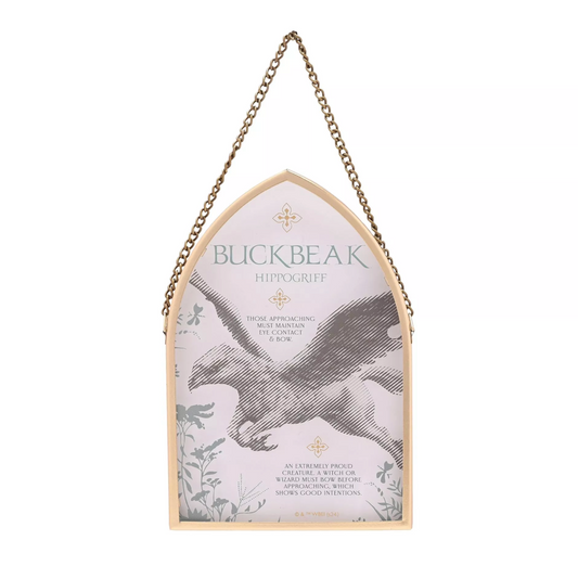 Harry Potter - Herbologie Glasplakette - Seidenschnabel (Buckbeak)