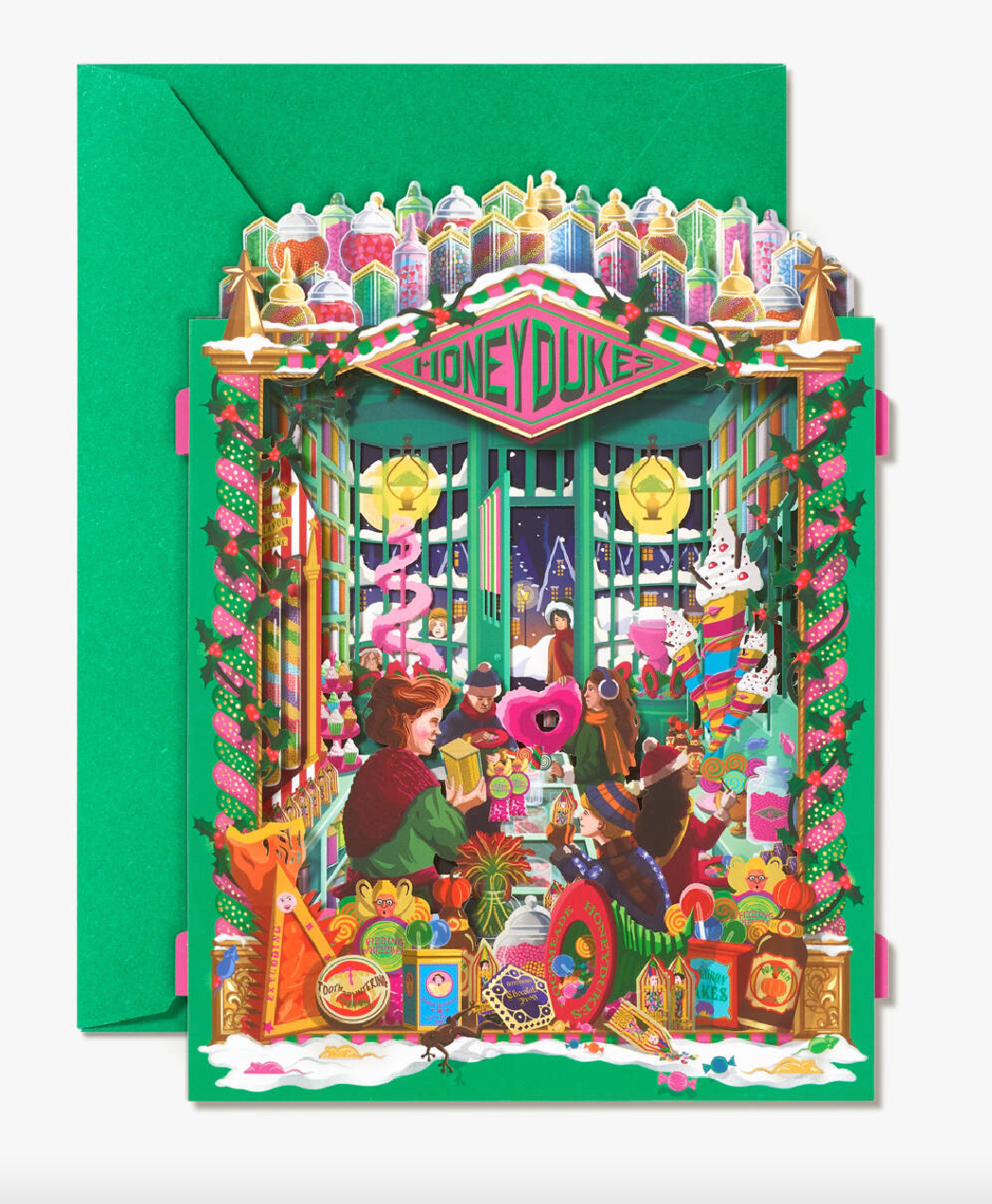 Harry Potter - Grußkarte - The Wondrous Wizarding Sweet Shop "Honeydukes"