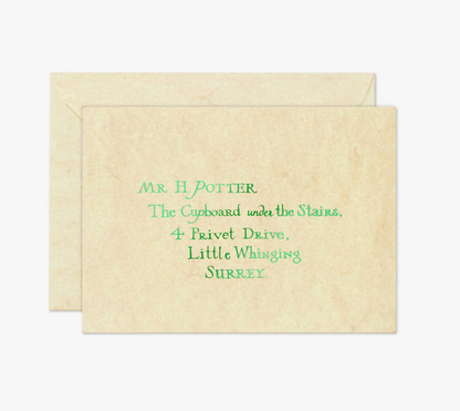 Harry Potter - Grußkarte - Harry Potter`s Hogwarts Acceptance Letter