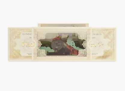 Harry Potter - 3D Grußkarte - Hogwarts Express Ticket
