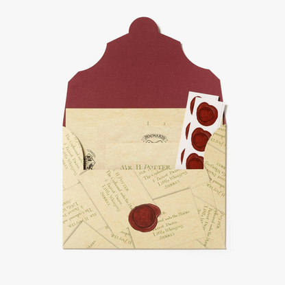 Harry Potter - Schreibset - Hogwarts Aufnahmebrief