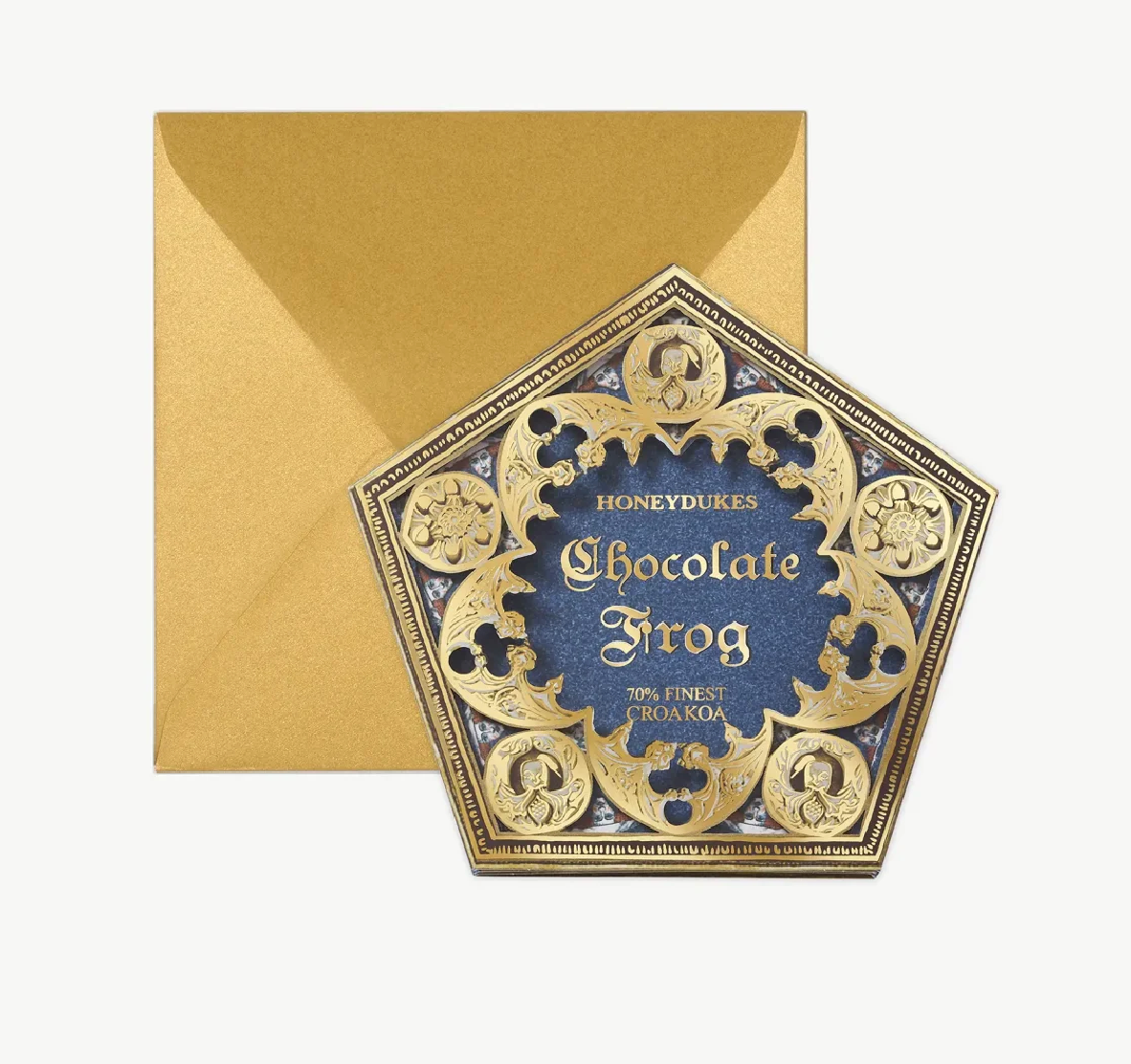 Harry Potter - Pop-Up-Grußkarte - Schokofrosch Verpackung