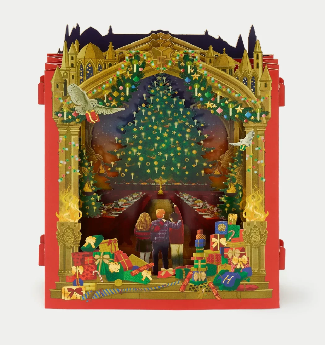 Harry Potter - Pop-Up-Grußkarte - A Wizarding Christmas