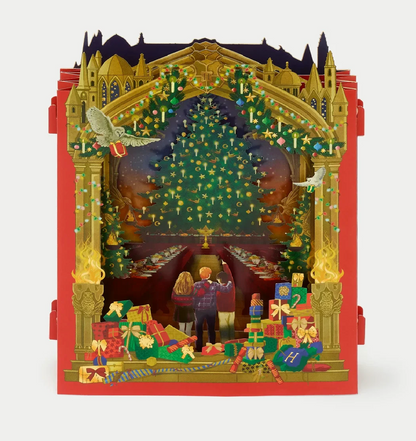 Harry Potter - Pop-Up-Grußkarte - A Wizarding Christmas