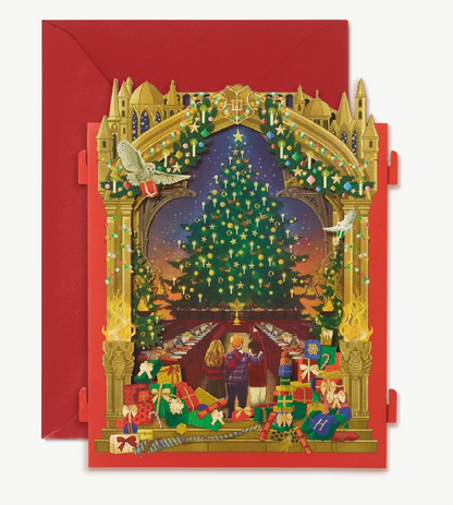 Harry Potter - Pop-Up-Grußkarte - A Wizarding Christmas