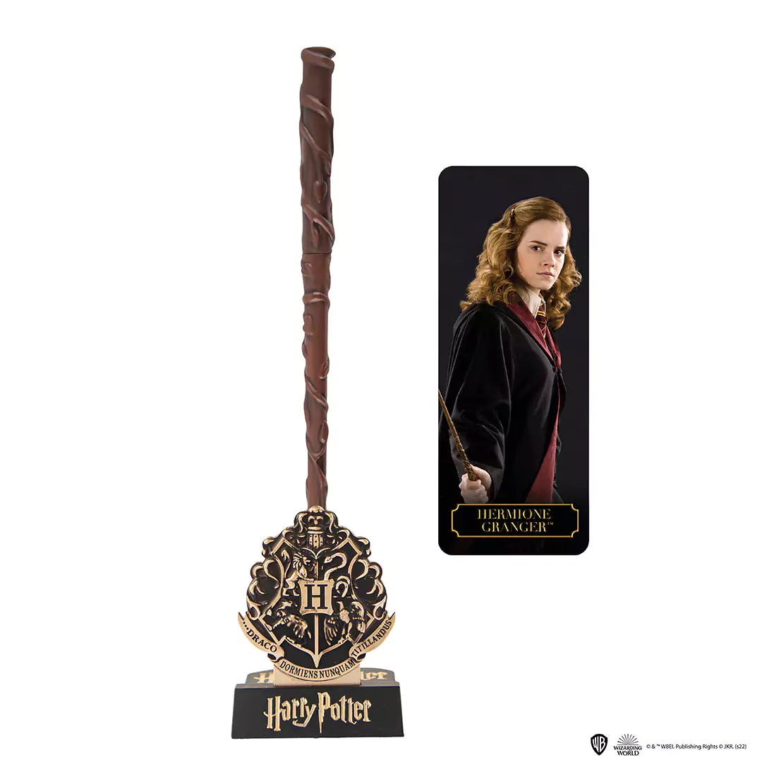 Harry Potter - Stift inkl. Stifthalter - Hermine Granger Zauberstab