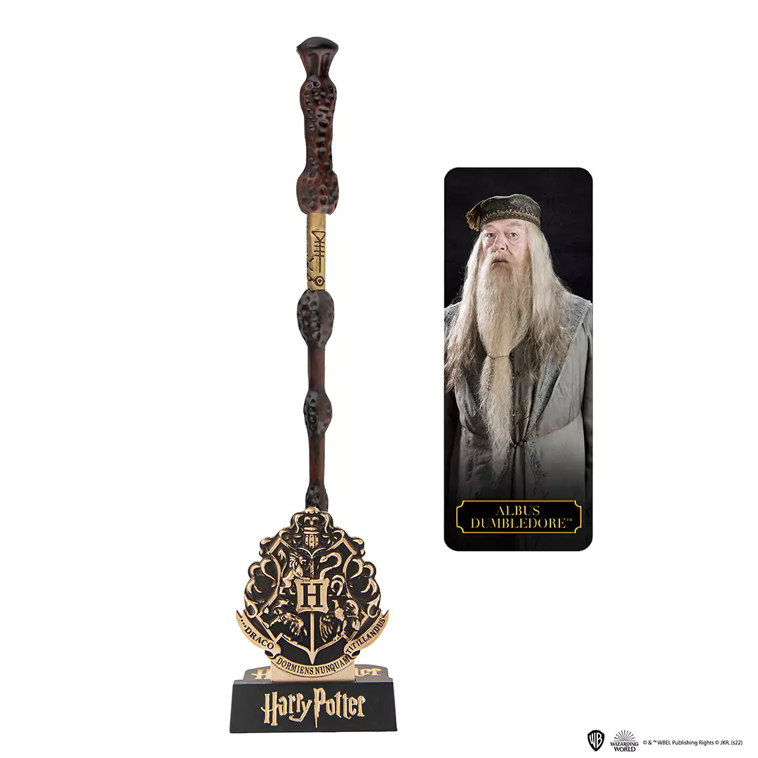 Harry Potter - Stift inkl. Stifthalter - Albus Dumbledore Zauberstab