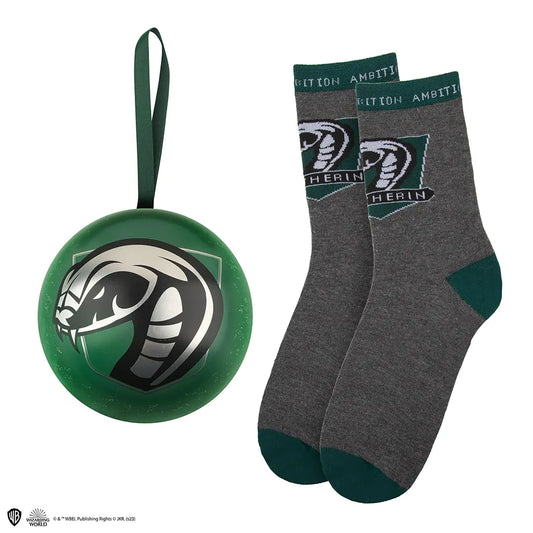 Harry Potter - Slytherin Weihnachtskugel inkl. Socken