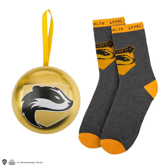 Harry Potter - Hufflepuff Weihnachtskugel inkl. Socken