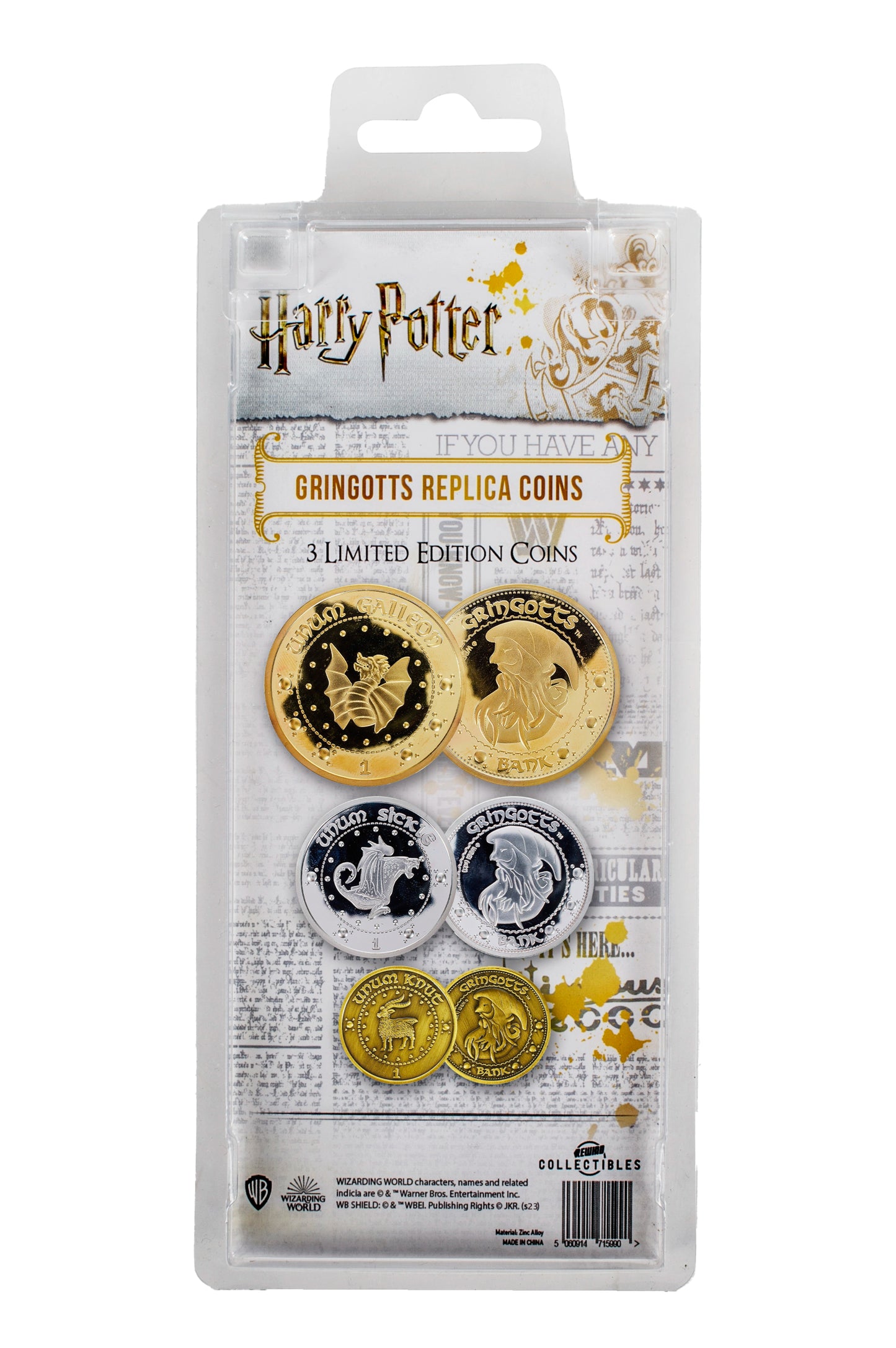 Harry Potter - Gringotts Münzset