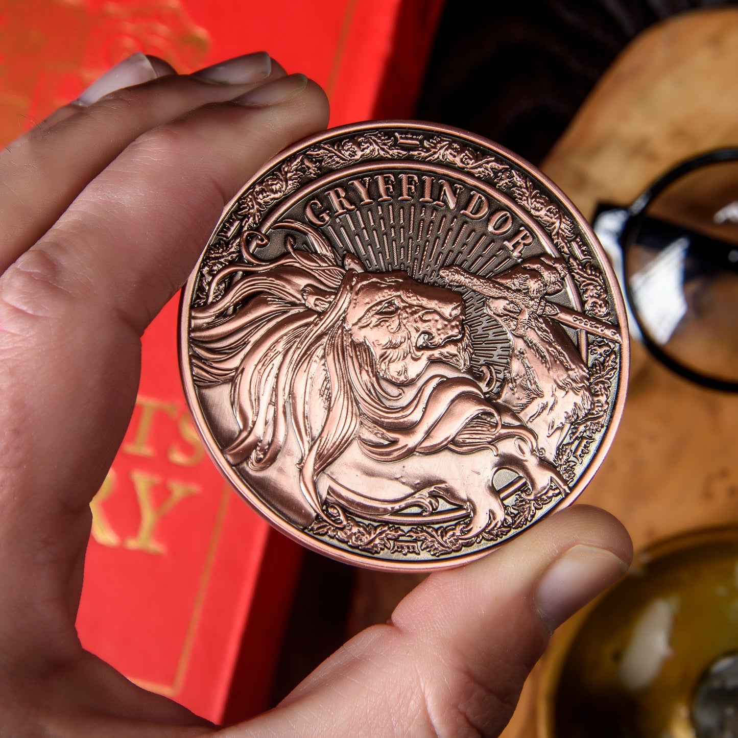 Harry Potter - Jumbo Hausmünze - Gryffindor