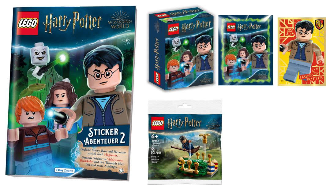 Harry Potter - LEGO Harry Potter Sticker & Trading Card Collection Serie 2 - Starterpack