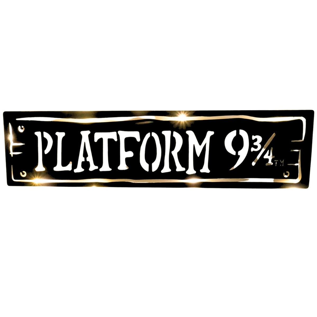 Harry Potter - Türschild inkl. LED-Beleuchtung - Platform 9 ¾