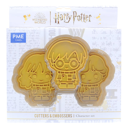 Harry Potter - Ausstech-Form - Harry, Hermine & Ron 3er-Set