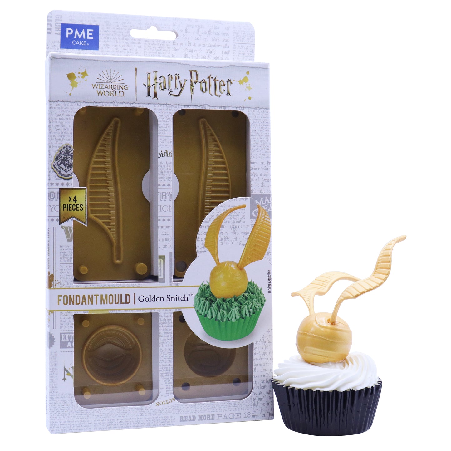 Harry Potter - Fondant-Form - Goldener Schnatz