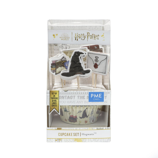 Harry Potter - Backförmchen & Tortenaufsatz Set - Hogwarts