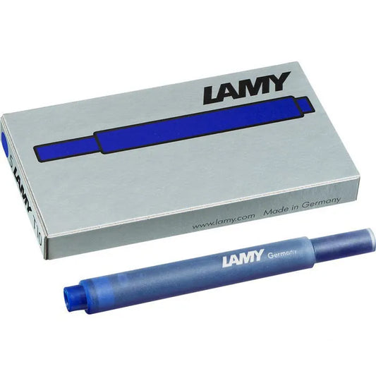 LAMY T 10 5er-Pack Tintenpatrone (blau löschbar)