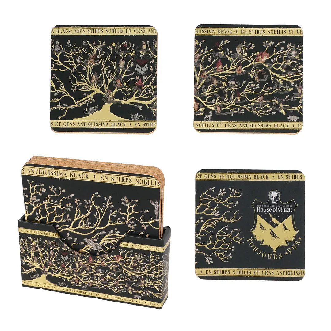 Harry Potter - 4er Set Untersetzer - Familie Black Tapete