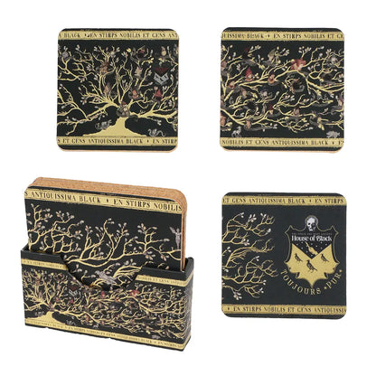 Harry Potter - 4er Set Untersetzer - Familie Black Tapete
