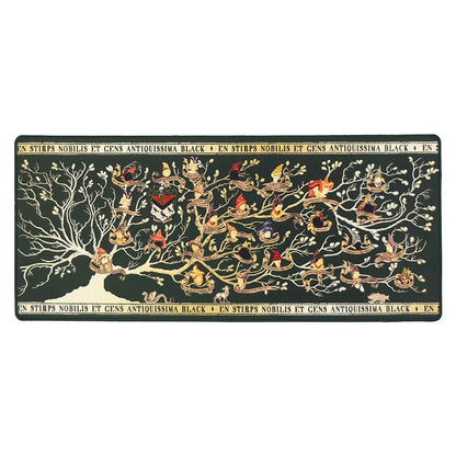 Harry Potter - Schreibtischunterlage - Familie Black Stammbaum
