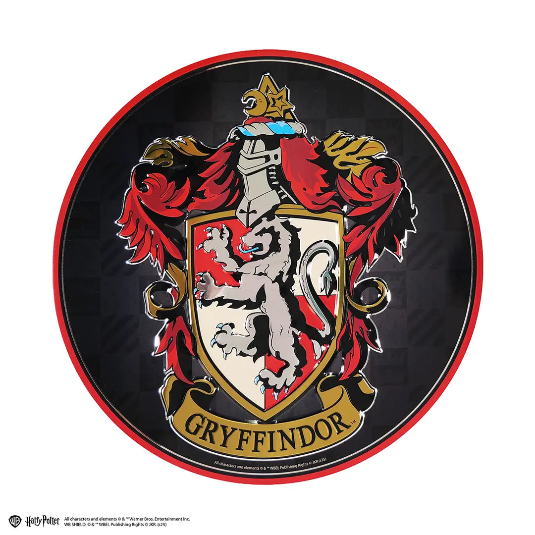 Harry Potter - Blechschild rund - Gryffindor