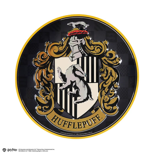 Harry Potter - Blechschild rund - Hufflepuff