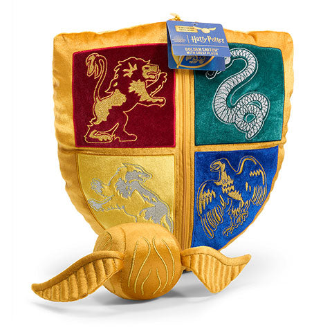 Harry Potter - Hogwarts Kissen mit Goldenem Schnatz