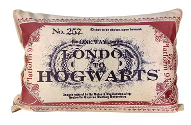 Harry Potter - Deko Kissen - Hogwarts Express Ticket