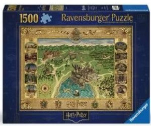 Harry Potter - Puzzle - Hogwarts Karte (1500 Teile)