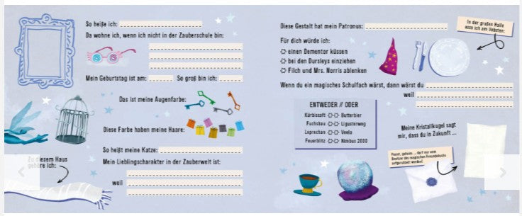 Harry Potter - Mein Freundebuch für Harry-Potter-Fans