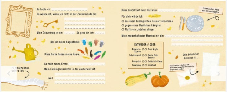 Harry Potter - Mein Freundebuch für Harry-Potter-Fans