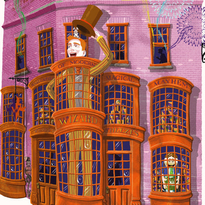 Harry Potter - Kunstdruck - Spellbinding Shops: Weasleys´ Wizard Wheezes