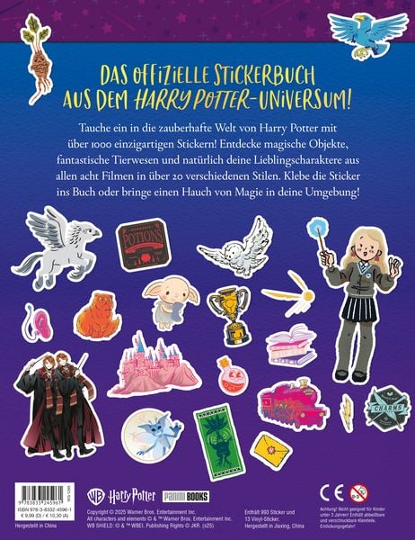 Harry Potter - Das offizielle Stickerbuch