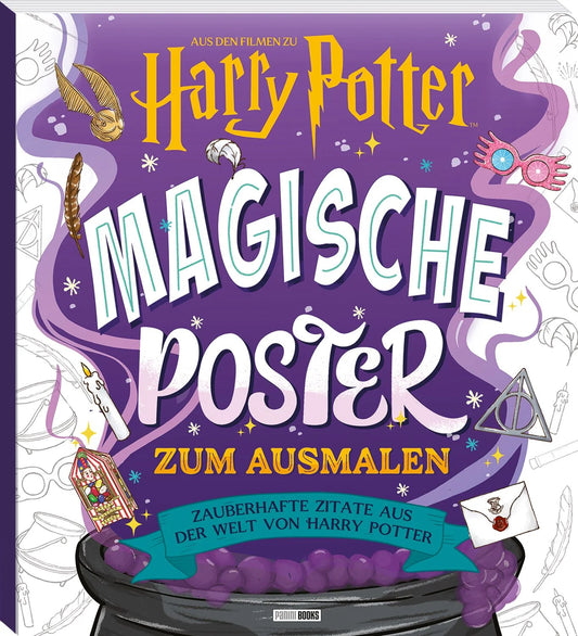 Harry Potter - Magische Poster zum Ausmalen - Zauberhafte Zitate aus der Welt von Harry Potter