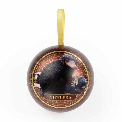 Phantastische Tierwesen - Niffler Weihnachtskugel inkl. Halskette
