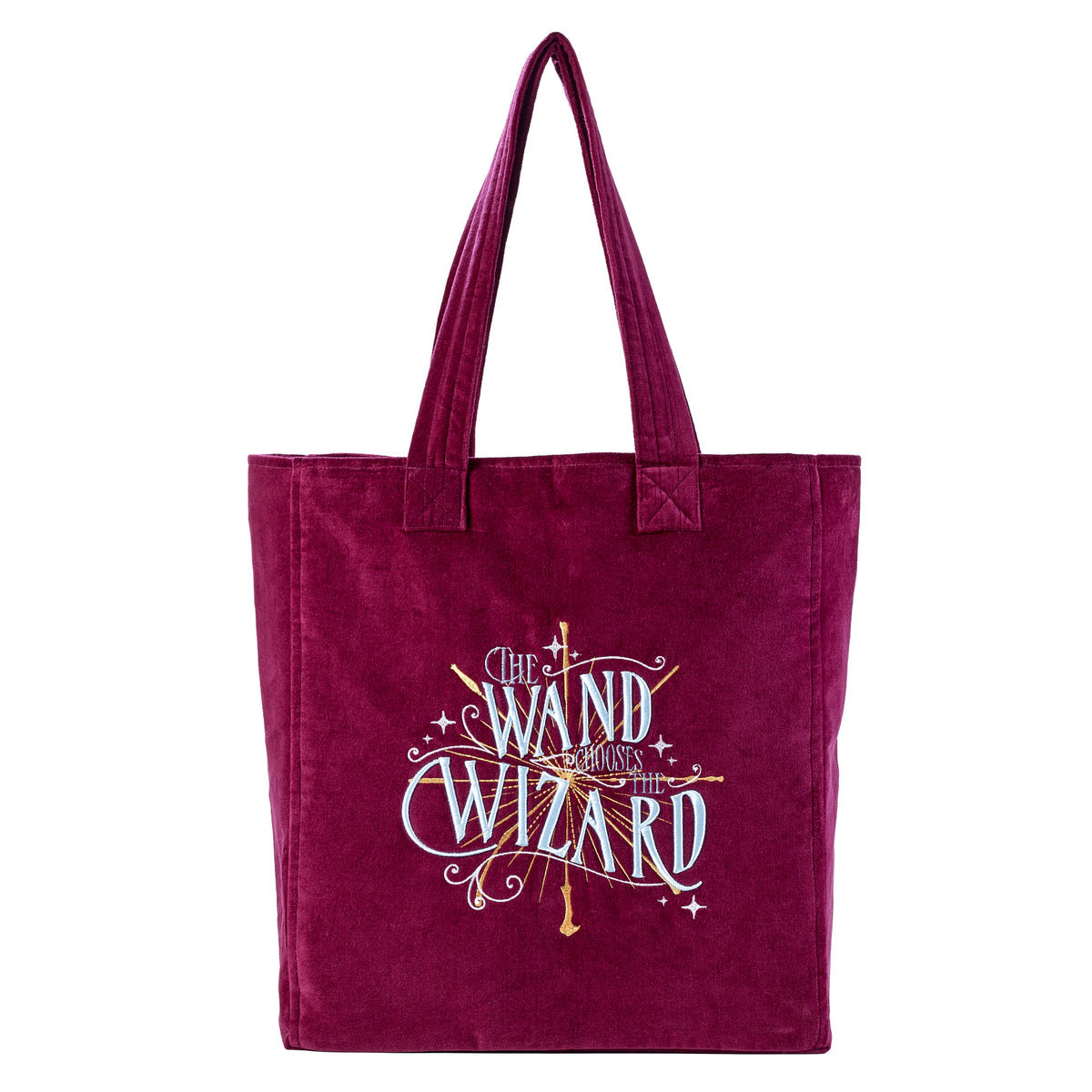 Harry Potter - bestickte Tragetasche - The Wand chooses the Wizard