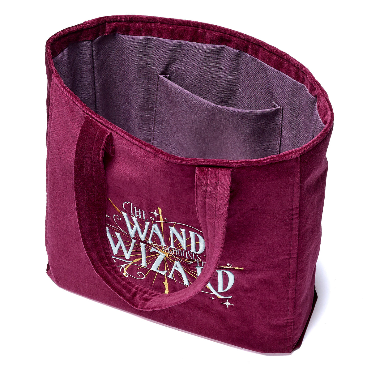 Harry Potter - bestickte Tragetasche - The Wand chooses the Wizard