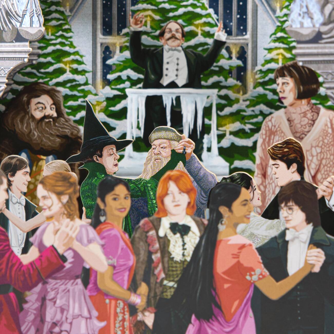 Harry Potter - Grußkarte - Yule Ball Champions